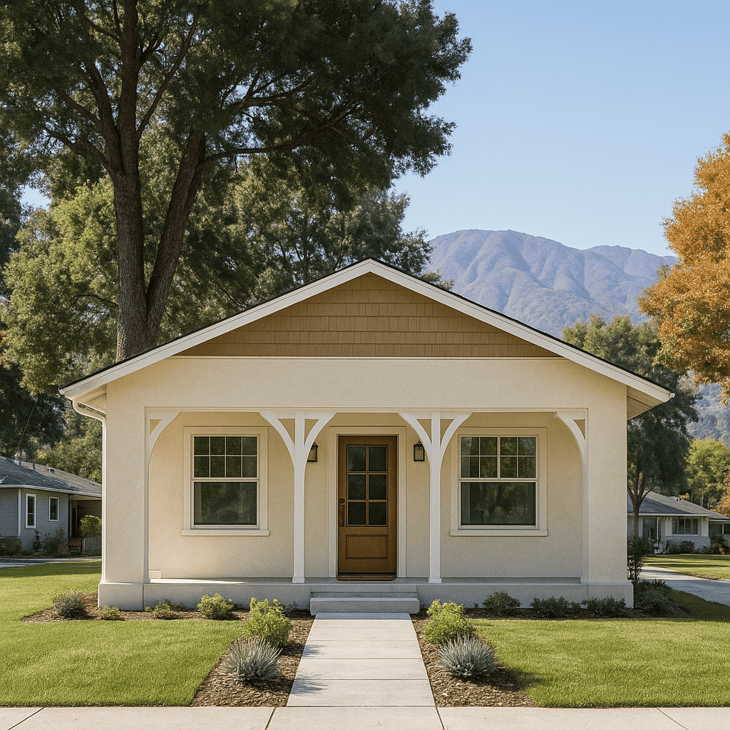 The Montana 975 sq ft - Facade view 1